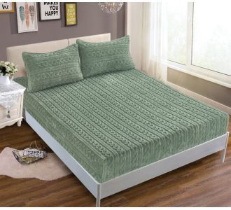 Σεντόνι fleece braid (160cm x 200cm ) πράσινο 5206978163494 SilkFashion |  Σεντόνια Υπέρδιπλα / King Size στο espiti