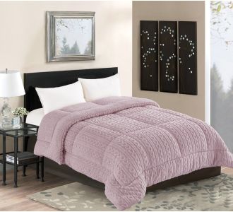 Κουβερτοπάπλωμα braid (220cm x 240cm) λιλά 5206978163371 SilkFashion |  Κουβερτοπαπλώματα  στο espiti