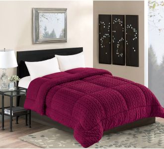 Κουβερτοπάπλωμα braid (170cm x 240cm) μπορντώ 5206978163289 SilkFashion |  Κουβερτοπαπλώματα  στο espiti