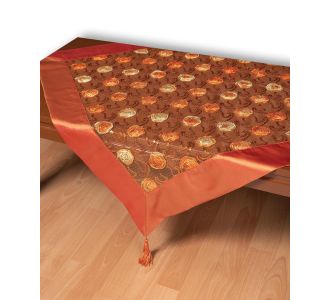 Τούλινο καρέ 264-17 (85cm x 85cm) πορτοκαλί 5206978017490 SilkFashion |  Τραπεζομάντηλα στο espiti