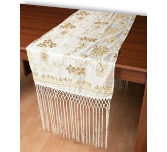 Σατέν τραβέρσα 7710 (50cm x 210cm) ivory 5206978166938 SilkFashion |  Τραπεζομάντηλα στο espiti