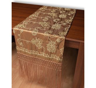 Σατέν τραβέρσα 7710 (50cm x 210cm) λαδί 5206978166952 SilkFashion |  Τραπεζομάντηλα στο espiti