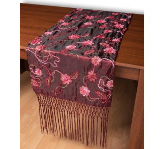 Σατέν τραβέρσα A11 (50cm x 210cm) μπορντώ   5206978166631 SilkFashion |  Τραπεζομάντηλα στο espiti