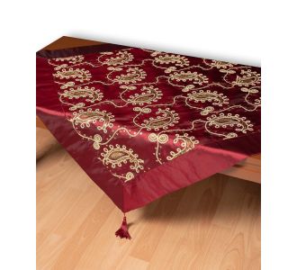 Σατέν καρέ 1028 (85cm x 85cm) μπορντώ   5206978017650 SilkFashion |  Τραπεζομάντηλα στο espiti