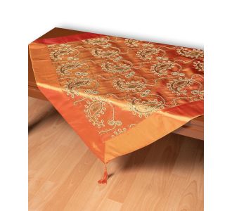 Σατέν καρέ 1028 (85cm x 85cm) πορτοκαλί   5206978017681 SilkFashion |  Τραπεζομάντηλα στο espiti