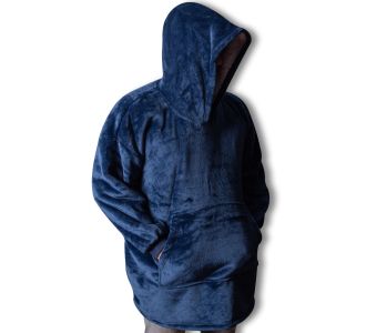 Πόντσο-κουβέρτα (One size) μπλέ 5206978074158 SilkFashion |  Κουβέρτες fleece Υπέρδιπλες στο espiti