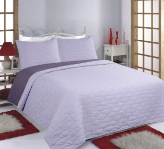 ΚΟΥΒΕΡΛΙ σετ (170cm x 220cm + 1 x 50cm x 70cm) RUBY lila/purple 5206978074370 SilkFashion |  Κουβερλί Υπέρδιπλα στο espiti