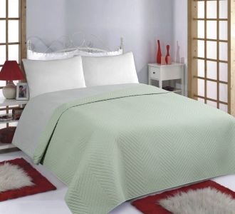 ΚΟΥΒΕΡΛΙ σετ (240cm x 260cm) BONES mint/grey 5206978074684 SilkFashion |  Κουβερλί Υπέρδιπλα στο espiti
