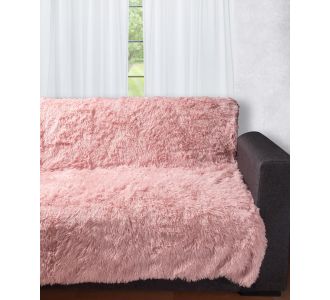 Διακοσμητικό μαλλιαρό ριχτάρι 5336 (145cm x 195cm) ροζ 5206978075186 SilkFashion |  Ριχτάρια στο espiti