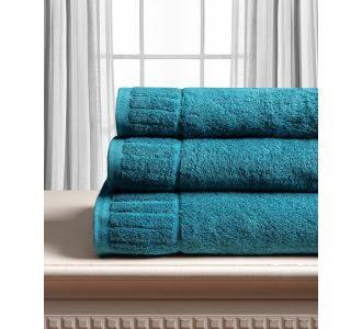 Βαμβακερή πετσέτα ΜΕΛΩΔΙΑ 600gsm (50cm x 100cm) teal 5206978164507 SilkFashion |  Σετ Πετσέτες στο espiti