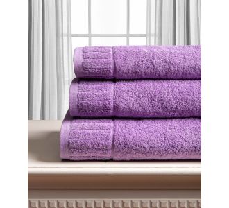 Βαμβακερή πετσέτα ΜΕΛΩΔΙΑ 600gsm (75cm x 150cm) lila 5206978164545 SilkFashion |  Σετ Πετσέτες στο espiti