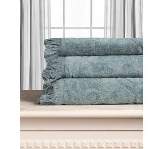 Βαμβακερή ζακάρ πετσέτα ALICIA 520gsm (50cm x 100cm) πράσινο 5206978165832 SilkFashion |  Σετ Πετσέτες στο espiti