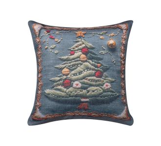 ΣΤΑΜΠΩΤΗ ΧΡΙΣΤΟΥΓΕΝΝΙΑΤΙΚΗ ΜΑΞΙΛΑΡΟΘΗΚΗ (45cm x 45cm) ks2026-11 5206978122804 SilkFashion |  Χριστουγεννιάτικα Μαξιλάρια στο espiti