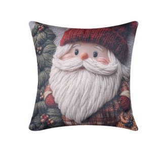 ΣΤΑΜΠΩΤΗ ΧΡΙΣΤΟΥΓΕΝΝΙΑΤΙΚΗ ΜΑΞΙΛΑΡΟΘΗΚΗ (45cm x 45cm) ks2026-12 5206978122811 SilkFashion |  Χριστουγεννιάτικα Μαξιλάρια στο espiti