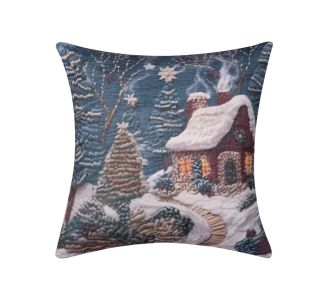 ΣΤΑΜΠΩΤΗ ΧΡΙΣΤΟΥΓΕΝΝΙΑΤΙΚΗ ΜΑΞΙΛΑΡΟΘΗΚΗ (45cm x 45cm) ks2026-27 5206978122965 SilkFashion |  Χριστουγεννιάτικα Μαξιλάρια στο espiti