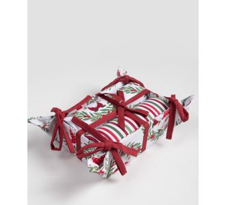 Χριστουγεννιάτικο σετ 2 τεμαχίων σε ψωμιέρα (40cm x 65cm) BS72116 5206978167485 SilkFashion |  Χριστουγεννιάτικα Διακοσμητικά στο espiti