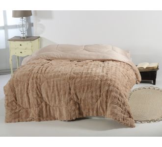 Κουβερτοπάπλωμα burble (240cm x 260cm) ανοιχτό καφέ  5206978075605 SilkFashion |  Κουβερτοπαπλώματα  στο espiti