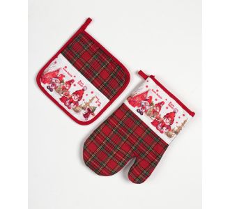 Χριστουγεννιάτικο σετ γάντι με πιάστρα (19cm x 19cm / 19cm x 29cm) 7-2 5206978167324 SilkFashion |  Χριστουγεννιάτικα Διακοσμητικά στο espiti