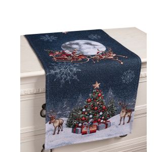 τραβέρσα (47cm x 140cm) BLUE MOON 5206978169854 SilkFashion |  Χριστουγεννιάτικα Τραπεζομάντηλα  στο espiti