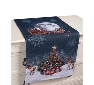 τραβέρσα (47cm x 140cm) BLUE MOON 5206978169854 silkfashion |  Χριστουγεννιάτικα Τραπεζομάντηλα  στο espiti