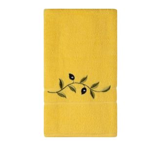 Πετσέτα Προσώπου ( 50cm x 100cm ) Κίτρινο με κλαδί 5206978159831 SilkFashion |  Πετσέτες Κουζίνας στο espiti