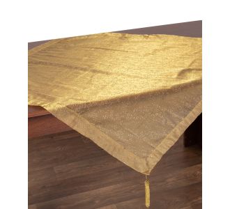 Καρέ (90cm x 90cm) 0001061B Χρυσό 5206978162527 SilkFashion |  Τραπεζομάντηλα στο espiti