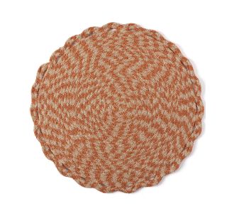 Σουπλά γιούτα 2058 (38cm) rust 5206978158933 SilkFashion |  Σουπλά στο espiti