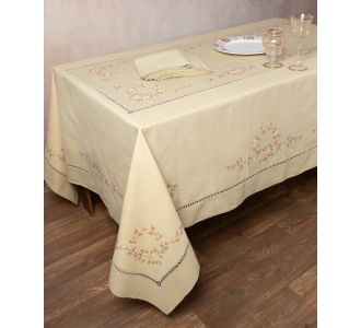 Χειροποίητο Τραπεζομάντηλο 7421 (170cm x 210cm) Λαδί 5206978162701 SilkFashion |  Τραπεζομάντηλα στο espiti