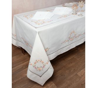 Χειροποίητο Τραπεζομάντηλο 7421 (170cm x 350cm) Ivory 5206978162732 SilkFashion |  Τραπεζομάντηλα στο espiti