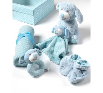 Σετ 5 τεμαχίων παιδικό B90126G σιέλ  5206978163708 SilkFashion |  Βρεφικά Διάφορα στο espiti