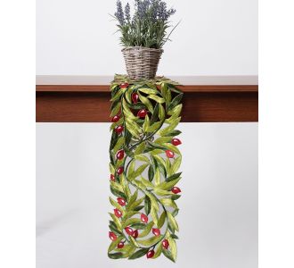 Τραβέρσα 2352 (20cm x 160cm) κόκκινη ελιά 5206978157967 SilkFashion |  Τραπεζομάντηλα στο espiti