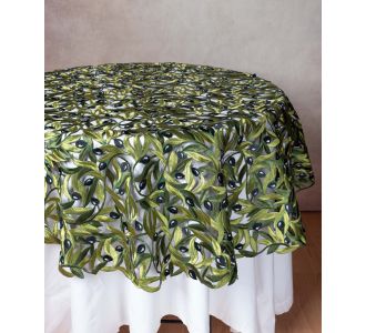 Ροτόντα 2352 (85cm) μαύρη ελιά 5206978032431 SilkFashion |  Τραπεζομάντηλα στο espiti