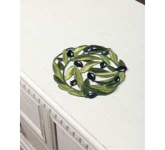 Σουβέρ 2352 (15cm) μαύρη ελιά 5206978158223 SilkFashion |  Τραπεζομάντηλα στο espiti