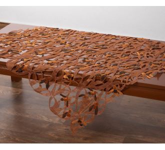 Καρέ (85cm x 85cm) 7824 Καφέ 5206978016905 SilkFashion |  Τραπεζομάντηλα στο espiti