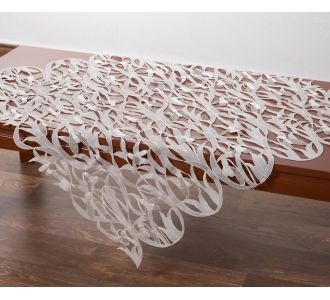 Καρέ (85cm x 85cm) 7824 Ivory 5206978016912 SilkFashion |  Τραπεζομάντηλα στο espiti