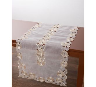 Τραβέρσα (48cm x 147cm) NG-32 Μπεζ 5206978161971 SilkFashion |  Τραπεζομάντηλα στο espiti