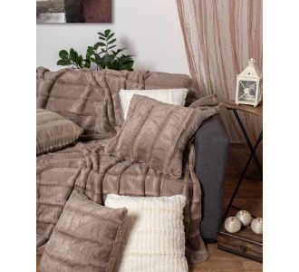 ΜΑΞΙΛΑΡΟΘΗΚΗ  stripe (65cm x 65cm) καφέ 5206978117268 SilkFashion |  Μαξιλάρια διακοσμητικά στο espiti