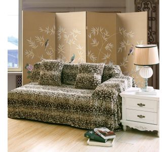 ΜΑΞΙΛΑΡΟΘΗΚΗ  leopard (45cm x 45cm) καφέ 6978000000044 SilkFashion |  Μαξιλάρια διακοσμητικά στο espiti