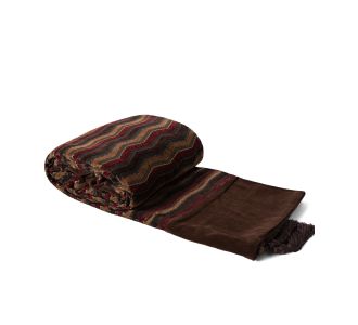 ΡΙΧΤΑΡΙΑ 602 κύμα (150cm x 180cm) καφέ 6978000000118 SilkFashion |  Ριχτάρια στο espiti