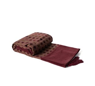 ΡΙΧΤΑΡΙΑ 602 πουά (150cm x 180cm) μπορντώ 6978000000122 SilkFashion |  Ριχτάρια στο espiti