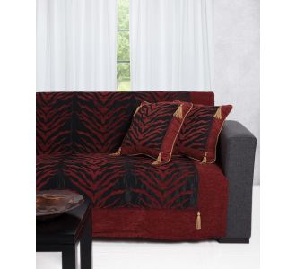 ΡΙΧΤΑΡΙΑ 306 (180cm x 180cm / 180cm x 250cm / 180cm x 300cm) μαύρο κόκκινο 6978000000146 SilkFashion |  Ριχτάρια στο espiti