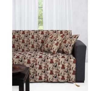 Ριχτάρι CATS (180cm x 180cm / 180cm x 250cm / 180cm x 300cm) 6978000000182 SilkFashion |  Ριχτάρια στο espiti