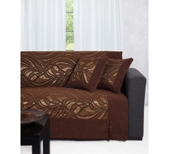 ΜΑΞΙΛΑΡΟΘΗΚΗ 911 (45cm x cm) καφέ 6978000000381 SilkFashion |  Μαξιλάρια διακοσμητικά στο espiti