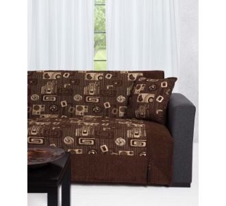 ΜΑΞΙΛΑΡΟΘΗΚΗ 912 (45cm x 45cm) καφέ 6978000000385 SilkFashion |  Μαξιλάρια διακοσμητικά στο espiti