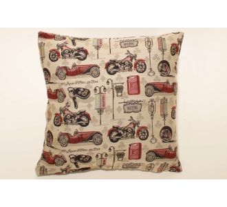 ΜΑΞΙΛΑΡΟΘΗΚΗ (45cm x 45cm)  CARS AND BIKES  6978000000498 SilkFashion |  Μαξιλάρια διακοσμητικά στο espiti