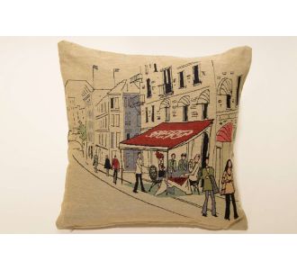 ΜΑΞΙΛΑΡΟΘΗΚΗ (45cm x 45cm) FRENCH BISTROT    6978000000511 SilkFashion |  Μαξιλάρια διακοσμητικά στο espiti