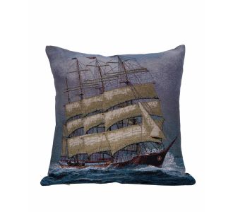 ΜΑΞΙΛΑΡΟΘΗΚΗ  (45cm x 45cm) καράβι2 6978000000581 SilkFashion |  Μαξιλάρια διακοσμητικά στο espiti