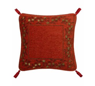 ΜΑΞΙΛΑΡΟΘΗΚΗ (45cm x 45cm)  510 κεραμιδί 6978000000624 SilkFashion |  Μαξιλάρια διακοσμητικά στο espiti