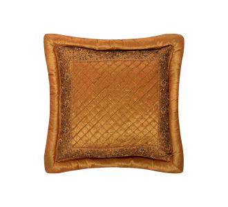 ΜΑΞΙΛΑΡΟΘΗΚΗ (45cm x 45cm)  μπουρλέ χρυσό 6978000000659 SilkFashion |  Μαξιλάρια διακοσμητικά στο espiti