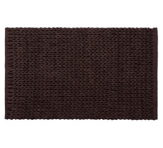 ΠΑΤΑΚΙΑ αλυσίδα (65cm x 130cm) καφέ 6978000000675 SilkFashion |  Πατάκια Μπάνιου στο espiti